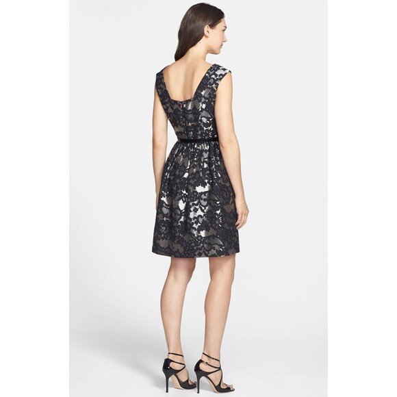 Eliza J Womens Whimsigoth Dress Fit Flare Metallic Black Fairy Goth Party Size 6 - Picture 15 of 15